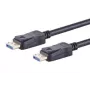 DisplayPort kabelis Microconnect MC-DP-8K-100V2.0B 8K izšķirtspēja 100V2.0