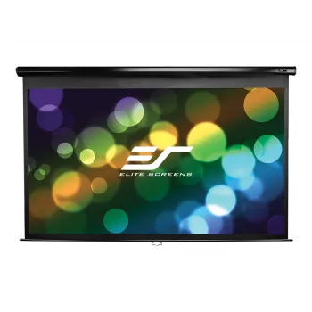 Elite Screens | Manual Series | M100XWH | Diagonāle 100 collas | 16:9 | Redzams ekrāna platums (W) 221 cm | Balts