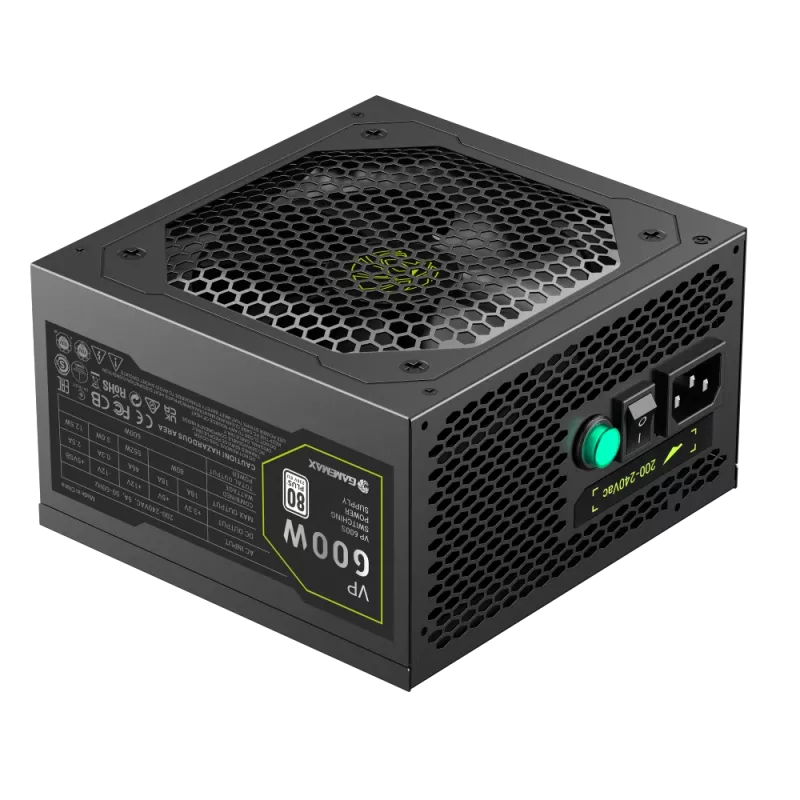 Gamemax Barošanas bloks, 80 PLUS, Standarta | VP 600S | 600 W