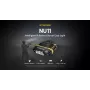 Galvas lukturītis Nitecore NU11 — 150 lm, IPX5, USB uzlādējams, 41 g, dzeltens/melns