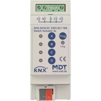 MDT AKK-0416.03 pārslēgšanas izpildmehānisms 4-virzienu, 2TE, REG, 16A, 70µ (AKK-0416.03)