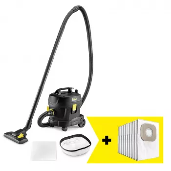Putekļsūcējs | KARCHER | Ieejas jauda 850 W | Putekļu ietilpība 11 L | Mucu putekļsūcējs | Tīrīšanas veids Sausā | Putekļu tvertne Putekļu maiss | Krāsa Melna | 1.527-222.0