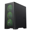 Gamemax korpuss | LEADER 2 BK | Melns | E-ATX | Barošanas bloks nav iekļauts