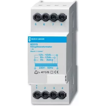 BUSCH JAEGER 8300-0-0045 - 230 V - 50 Hz - Balta - CE - ROHS - 36 mm - 65 mm