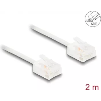 Tīkla kabelis DeLOCK RJ45 Cat.6 2m Balts