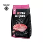 Sauso kucēnu barība Pan Miesko teļa gaļa ar paipalu XS 9 kg — Junior Small Breed, 30% proteīns, 20% tauku