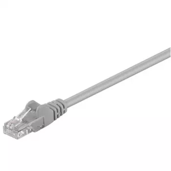 Tīkla savienojuma kabelis GEMBIRD Goobay 68342 Cat5e U/UTP pelēks 1 m RJ-45–RJ-45
