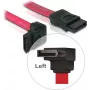 SATA kabelis DeLOCK 84220 0,5 m sarkans