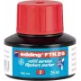 Marķiera uzpilde Edding FTK 25, sarkanās tintes uzpilde 25 ml, saderīga ar edding 380/383