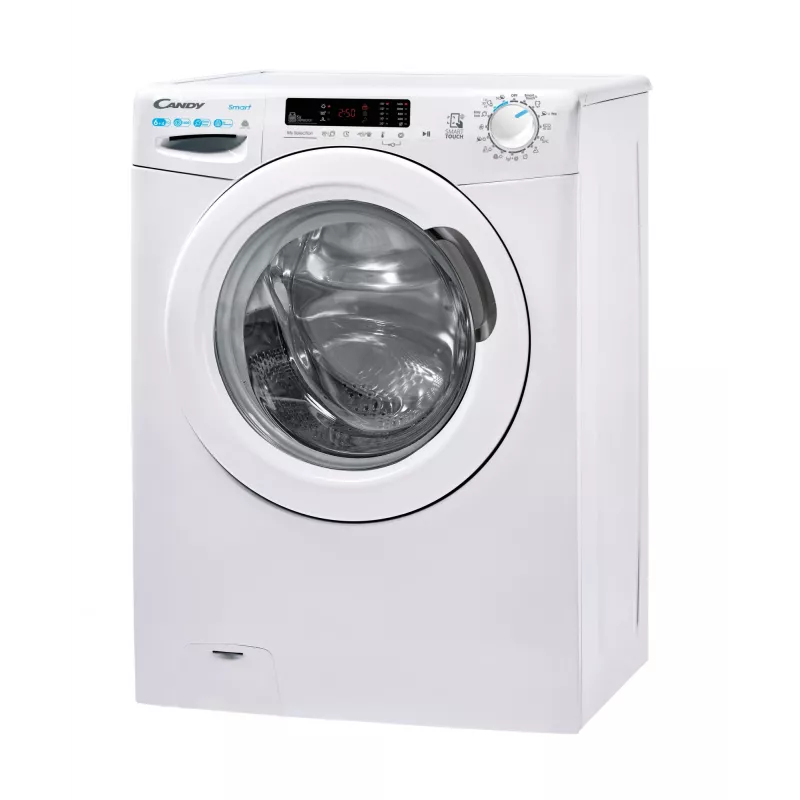 CANDY Veļas mašīna - veļas žāvētājs CSWS 4642DW2/1-S, 6/4kg, Energoklase D, 1400 apgr./min, Dziļums 45.4 cm