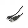 ROLINE USB 2.0 kabelis, USB A ST - Micro USB B ST 0,8m (11.02.8754)