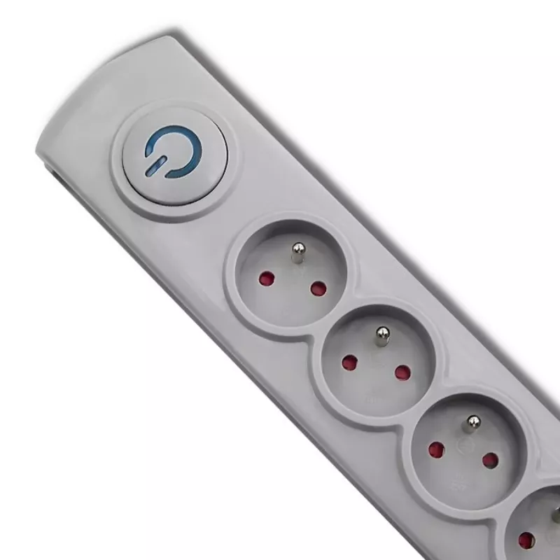 Pārsprieguma aizsargs Qoltec 50270 Pelēks 5 maiņstrāvas rozetes 230V