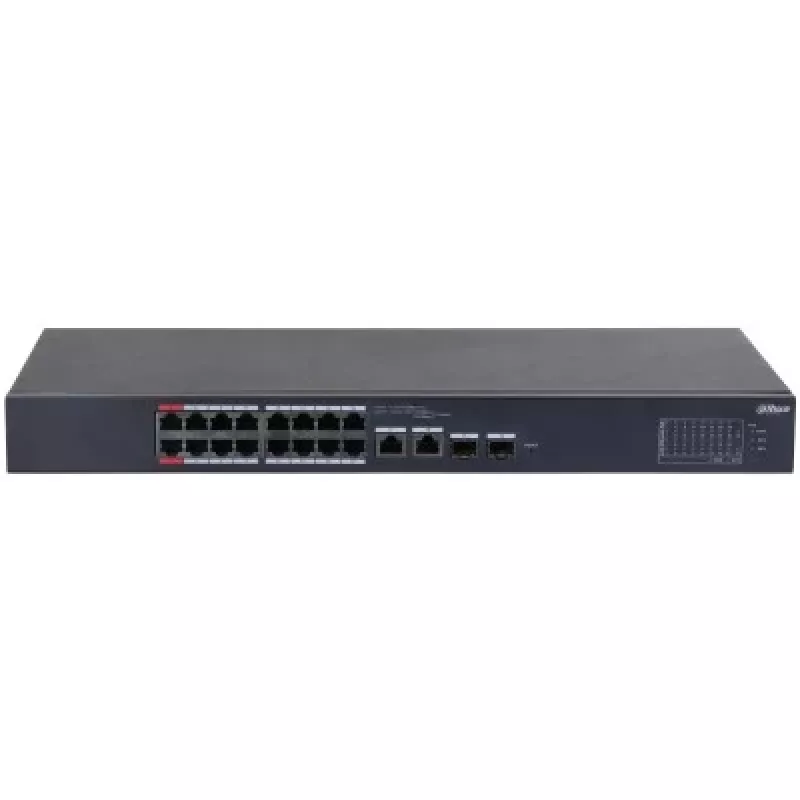 Dahua Technology DH-CS4218-16ET-135 tīkla komutators Pārvaldāms L2 Gigabit Ethernet (10/100/1000) Power over Ethernet (PoE) Melns