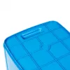 GreenBlue GB320BL Pārnēsājams ceļojumu tualetes spainis ar sēdekli, vāku un rokturi, izturīgs, stabils, 19 L