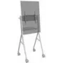 Vision VFM-F10 - ratiņi - plakanajam ekrānam - tērauds - balta krāsa - ekrāna izmērs: 127-139.7 cm (50-55)