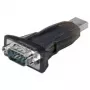 Wentronic Goobay USB Serial RS232 Converter mini, melns - USB 2.0 spraudnis (A tips) > D-SUB/RS-232 spraudnis (9 kontaktu) (69822)
