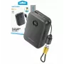 Portable charger Vention FKBB0-C 20000mAh power bank, 1x USB-A + 2x USB-C, Melns