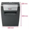 Rexel Momentum X406 krusteniskās griešanas papīra smalcinātājs P4, daļiņu griešana, 4 x 28 mm, 15 L, 125 loksnes, 70 dB, pogas