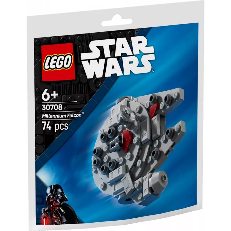LEGO konstruktors 30708 Star Wars Millennium Falcon mini modelis polietilēna maisiņā, mazs kolekcionējams komplekts