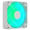 Dzesēšanas ventilators APNX FP1-Q 120 PWM ARGB-WT 120mm, PWM vadība, ARGB apgaismojums, balts rāmis