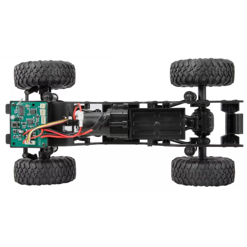 RC kāpurķēžu auto Amewi Mini-D90 4WD 1:16 RTR — mērogā 1:16, 4 riteņu piedziņa, gatavs lietošanai