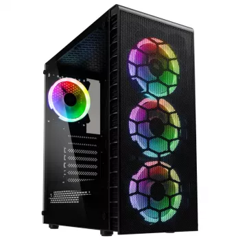 Kolink Observatory Lite Mesh RGB Mid Tower - melna