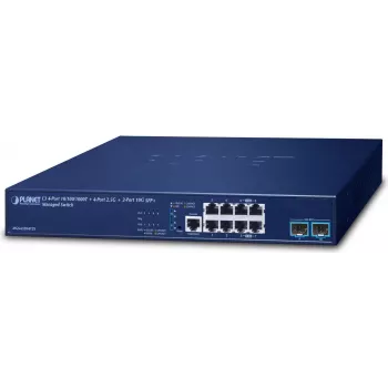 Pārvaldāms slēdzis PLANET L3 MGS-6320-8T2X 4 portu Gigabit Ethernet 1U