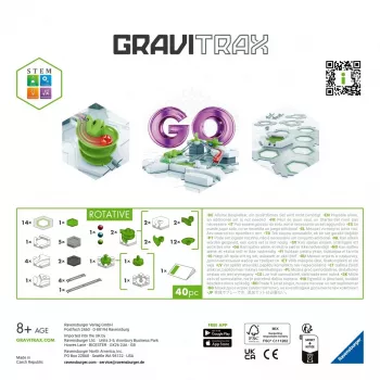 GraviTrax GO Rotative Ravensburger Daudzkrāsains 23703