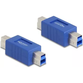 Kabeļa savienotāja adapteris DeLOCK 67227 USB Type-B zils