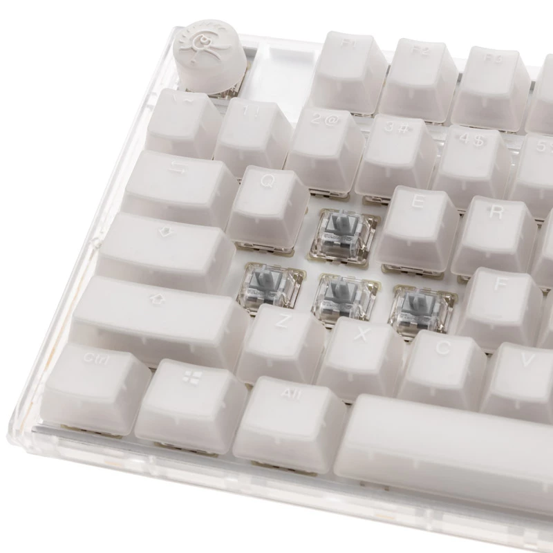 Ducky One 3 RGB tastatūra spēlēm USB QWERTY US angļu valoda balta