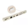 USB Type-C ligzdas aizsargvāciņš DeLOCK 64095, 10 gab., balts