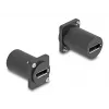 DeLOCK D-Tipa modulis DisplayPort sieviešu-sieviešu 4K melns