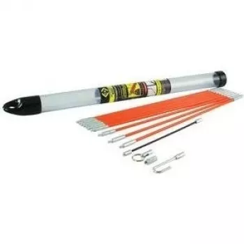 Kabeļu ievilkšanas stieņu komplekts c.k tools T5411 — 10 stieņi, kopējais garums uz stieni 3,3 m