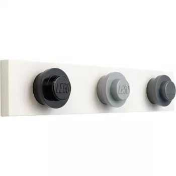 Sienas kronšteins Room Copenhagen LEGO 41110003 — Pelēks/melns, sienas stiprinājums bērnu mēbelēm