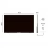 JAPANNEXT JN-MD-I156FHDR-T datora monitors 39,6 cm (15,6 collas) 1920 x 1080 pikseļi Full HD LED Skārienekrāns Pelēks
