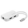 Edimax EU-4308 klēpjdatora doks/porta replikators USB 3.2 Gen 1 (3.1 Gen 1) Type-C balts