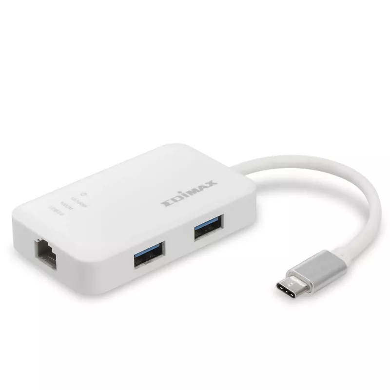 Edimax EU-4308 klēpjdatora doks/porta replikators USB 3.2 Gen 1 (3.1 Gen 1) Type-C balts