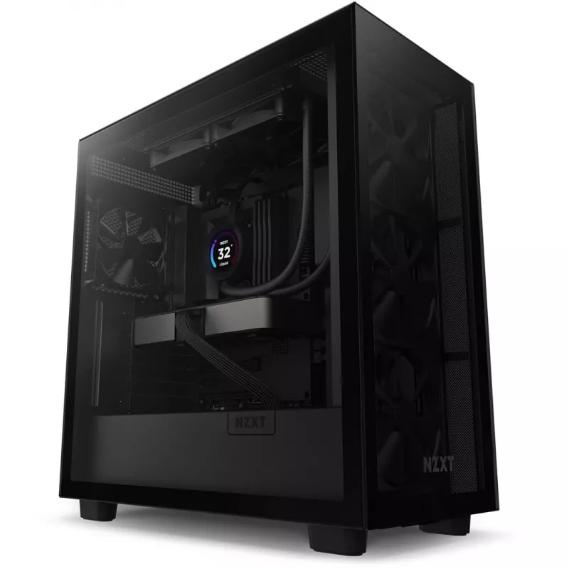 Viss vienā šķidruma dzesētājs NZXT Kraken Elite 240 12 cm Melns