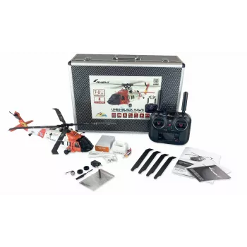 Helikopters Amewi UH60 Melns Hawk ar elektrisko dzinēju 1:47