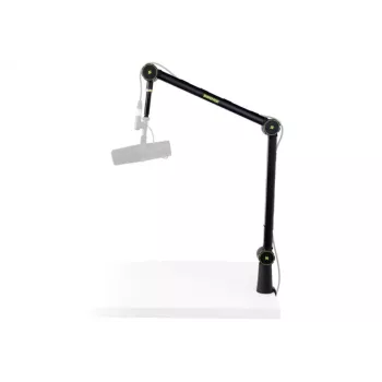 Darbvirsmas mikrofona statīvs Shure SH-BROADCAST1 — tērauds, regulējams augstums, melns, 1,81 kg