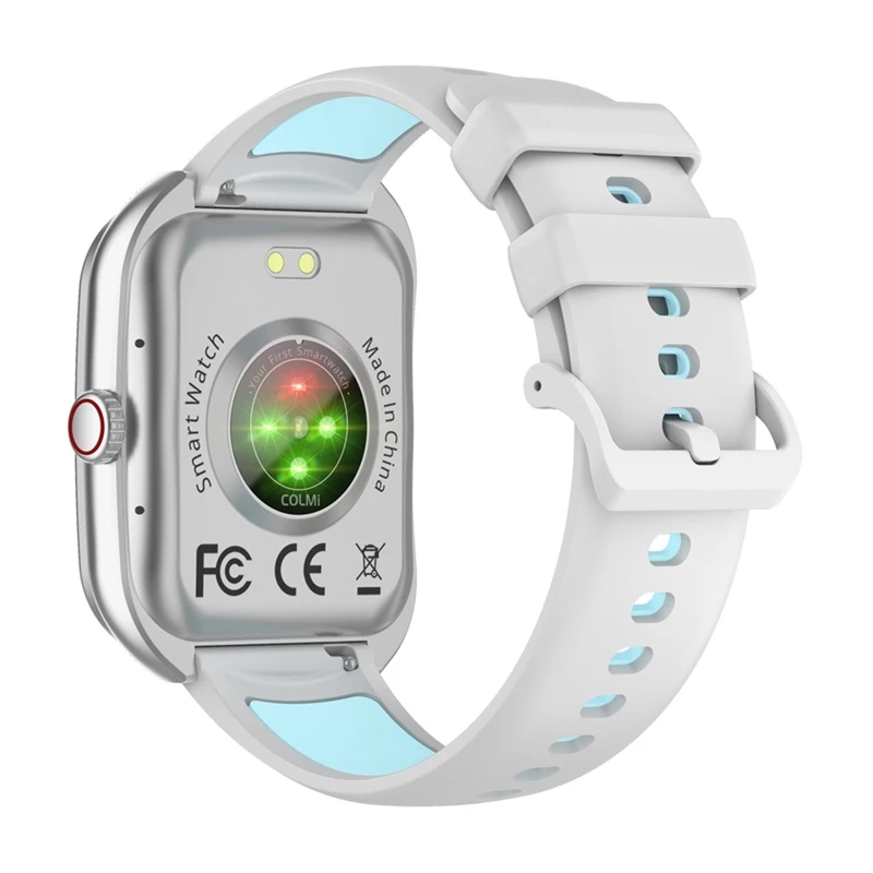 Viedpulkstenis Colmi P86 Sudraba Bluetooth pulsa mērītājs, Sudraba korpuss