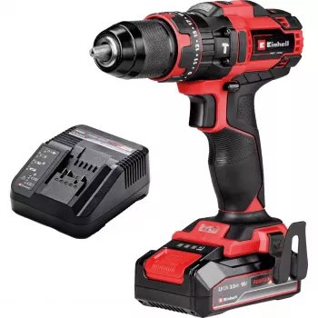 Einhell TE-CD 18/44 Li-i 24000 RPM 1,59 kg Melns, Sarkans