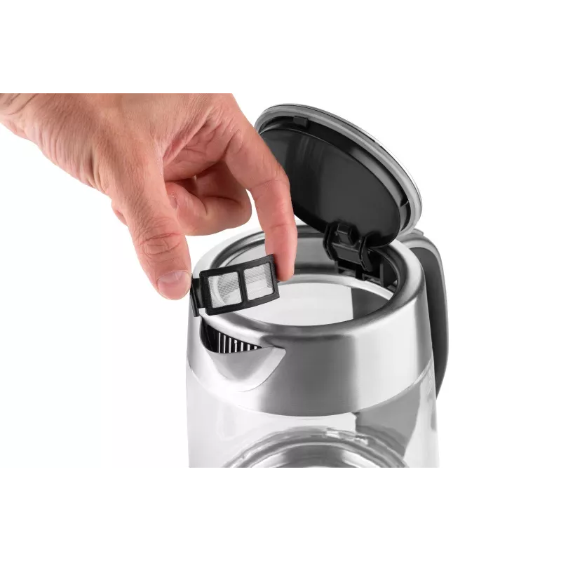 ETA Tējkanna | ETA415490000 Crysten | Elektriskā | 2100 W | 1,7 L | Stikls | 360° rotējoša pamatne | Stikls