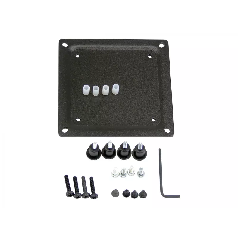 Konversijas plāksnes komplekts Ergotron 75 mm uz 100 mm Melns tērauds