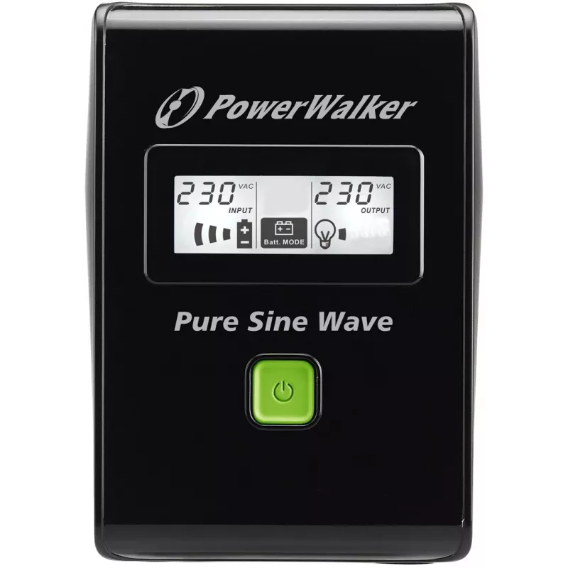 PowerWalker VI 800 SW FR nepārtrauktās barošanas avots (UPS) Line-Interactive 0.8 kVA 480 W 2 AC kontaktligzdas