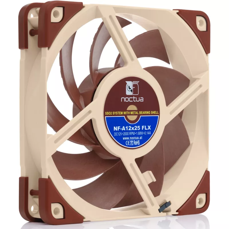 Noctua NF-A12x25 FLX 120mm korpusa ventilators
