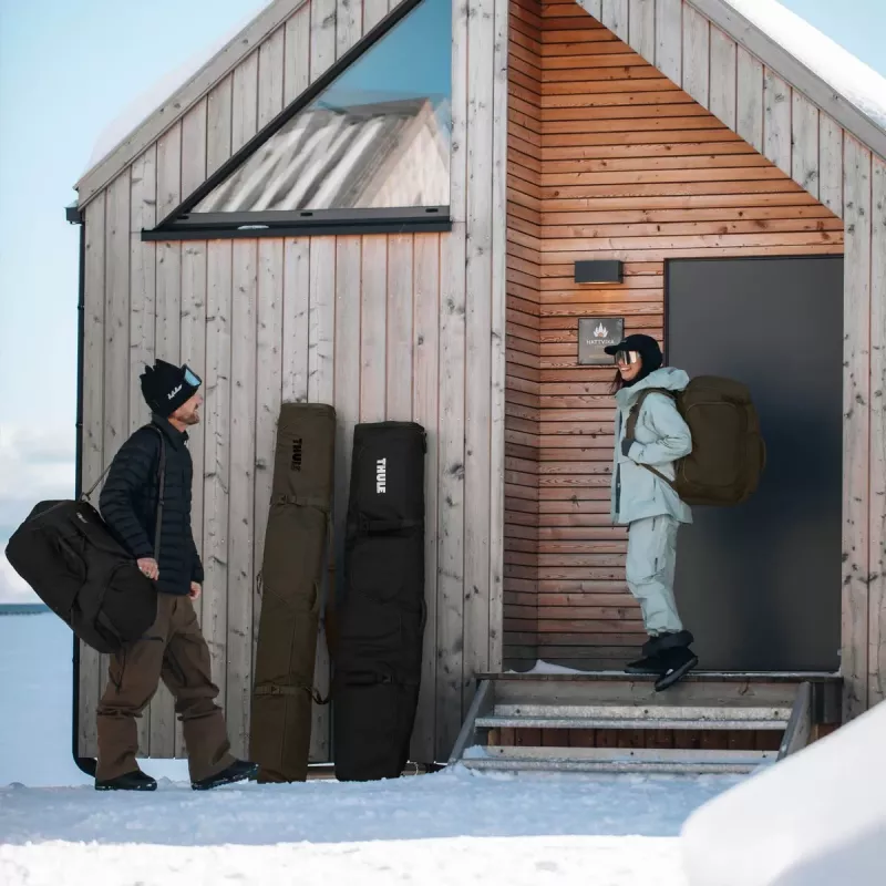 Thule 4941 Roundtrip slēpju un snovborda ceļojumu soma 80L tumši pelēka