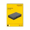 Aizsargkārbas vāciņš DeLOCK 18372 3,5 collu HDD, melns