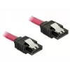 SATA vads DeLOCK 82676 0,3 m sarkans