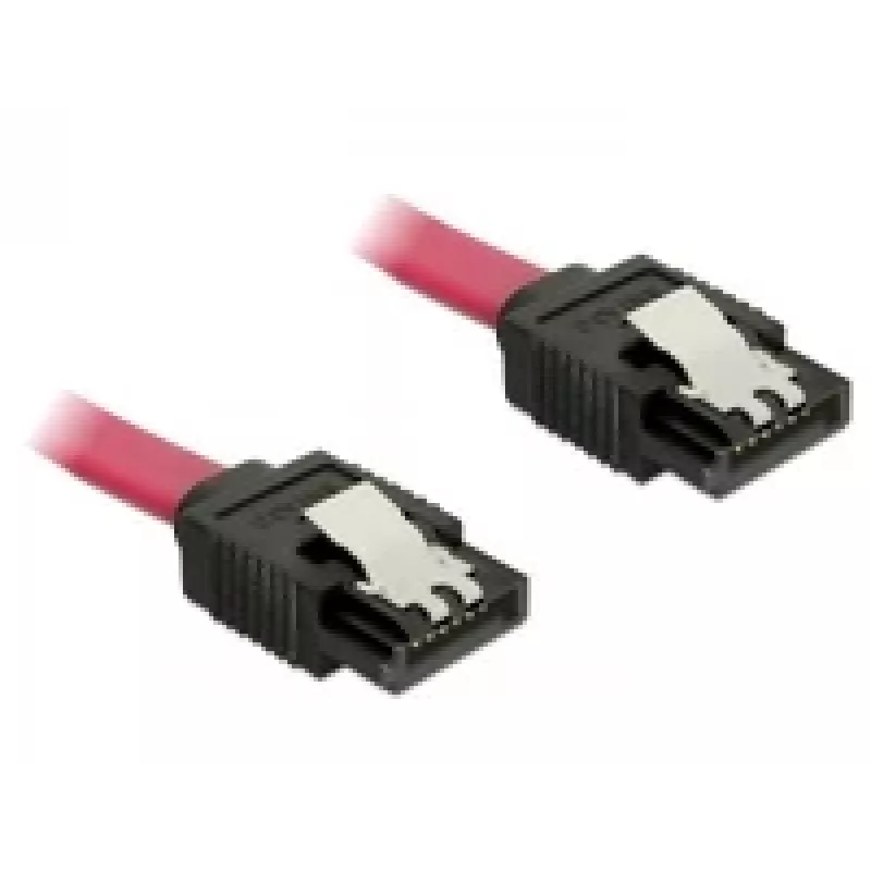 SATA vads DeLOCK 82676 0,3 m sarkans